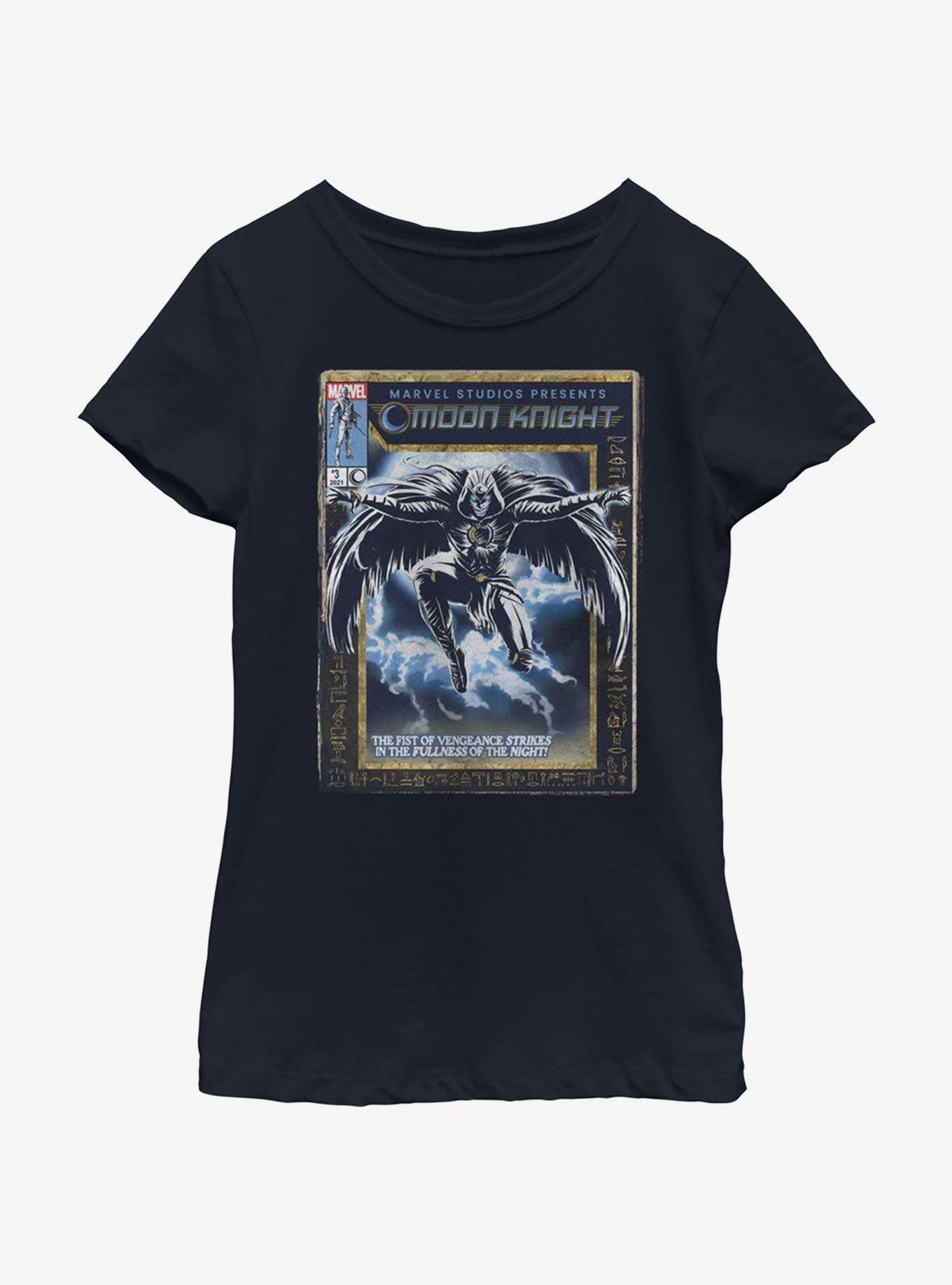 Marvel Moon Knight Ancient Comic Cover Youth Girls T-Shirt, , hi-res