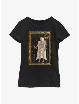 Marvel Moon Knight Tarot Hieroglyphics Youth Girls T-Shirt, , hi-res