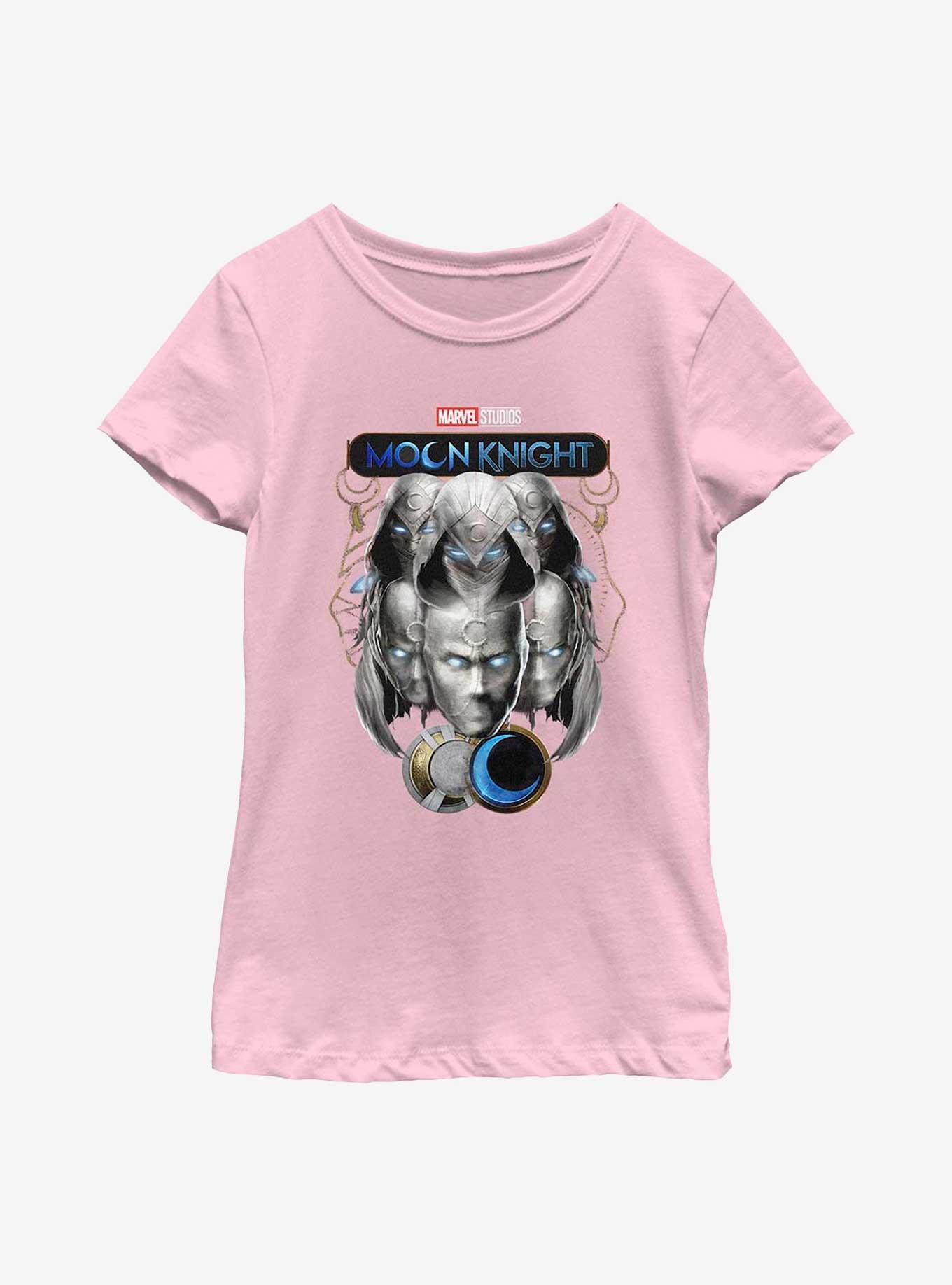 Marvel Moon Knight Multiple Voices Youth Girls T-Shirt, PINK, hi-res