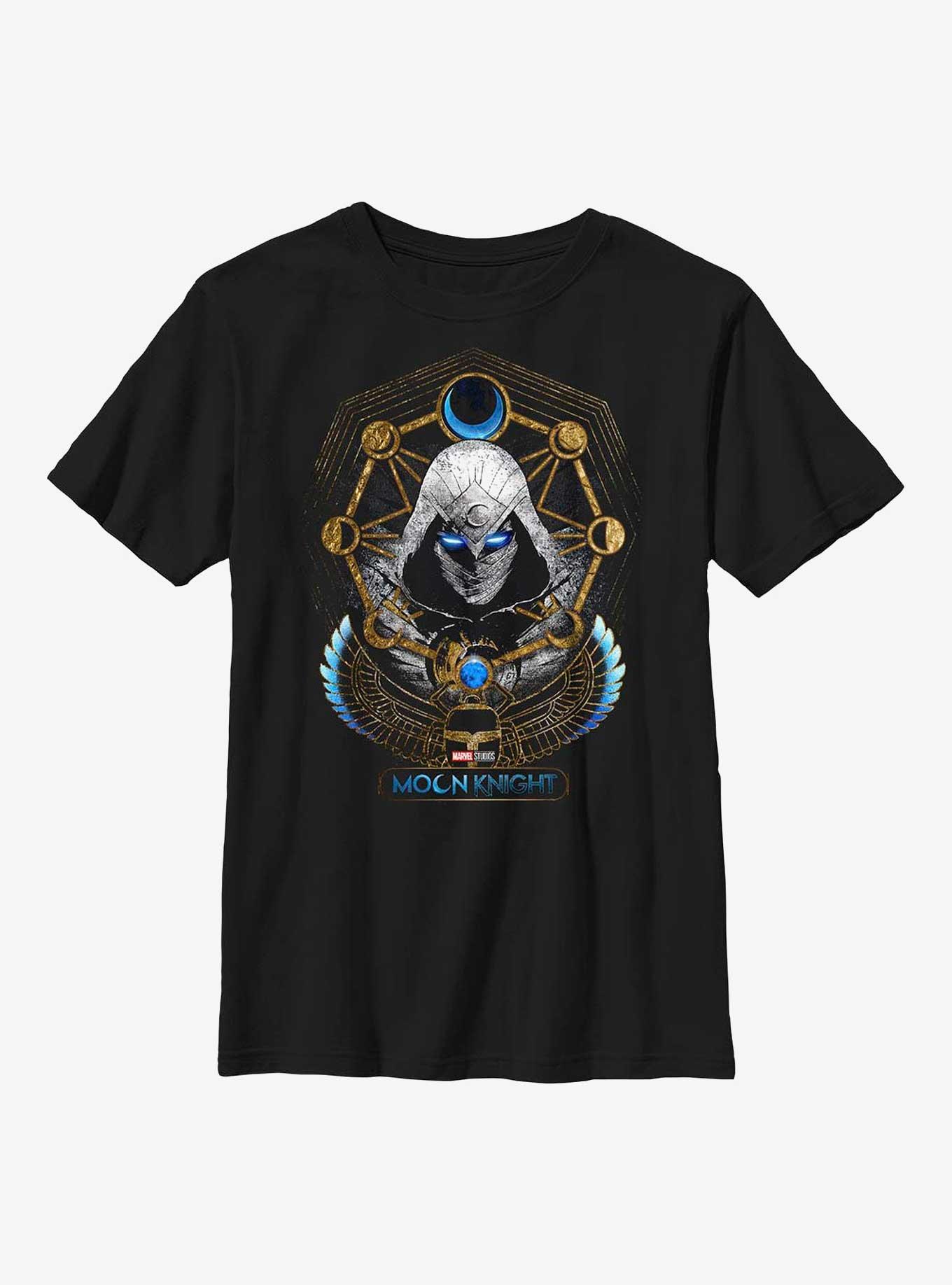 Marvel Moon Knight Moon Phases Youth T-Shirt, , hi-res
