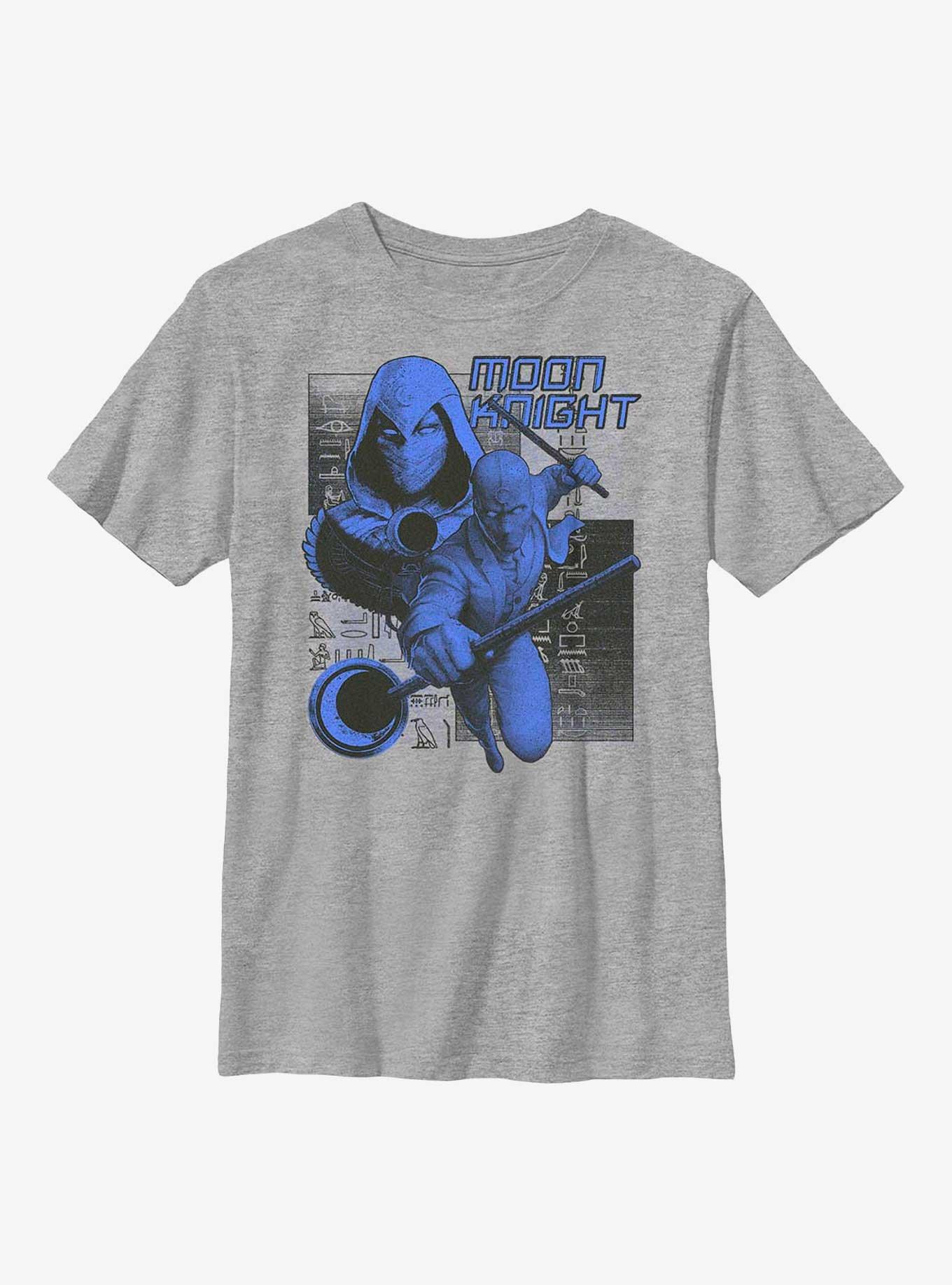 Marvel Moon Knight Vigilante Warrior Youth T-Shirt, ATH HTR, hi-res