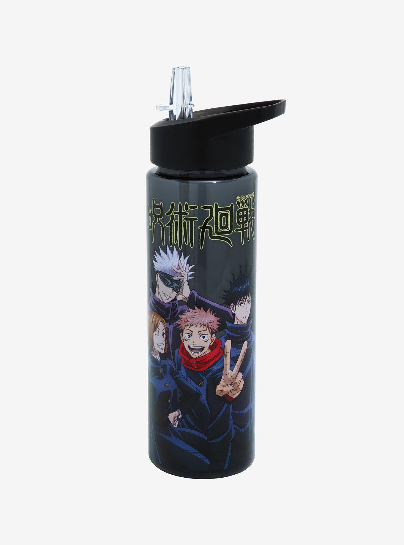 Jujutsu Kaisen Title Group Poster Water Bottle