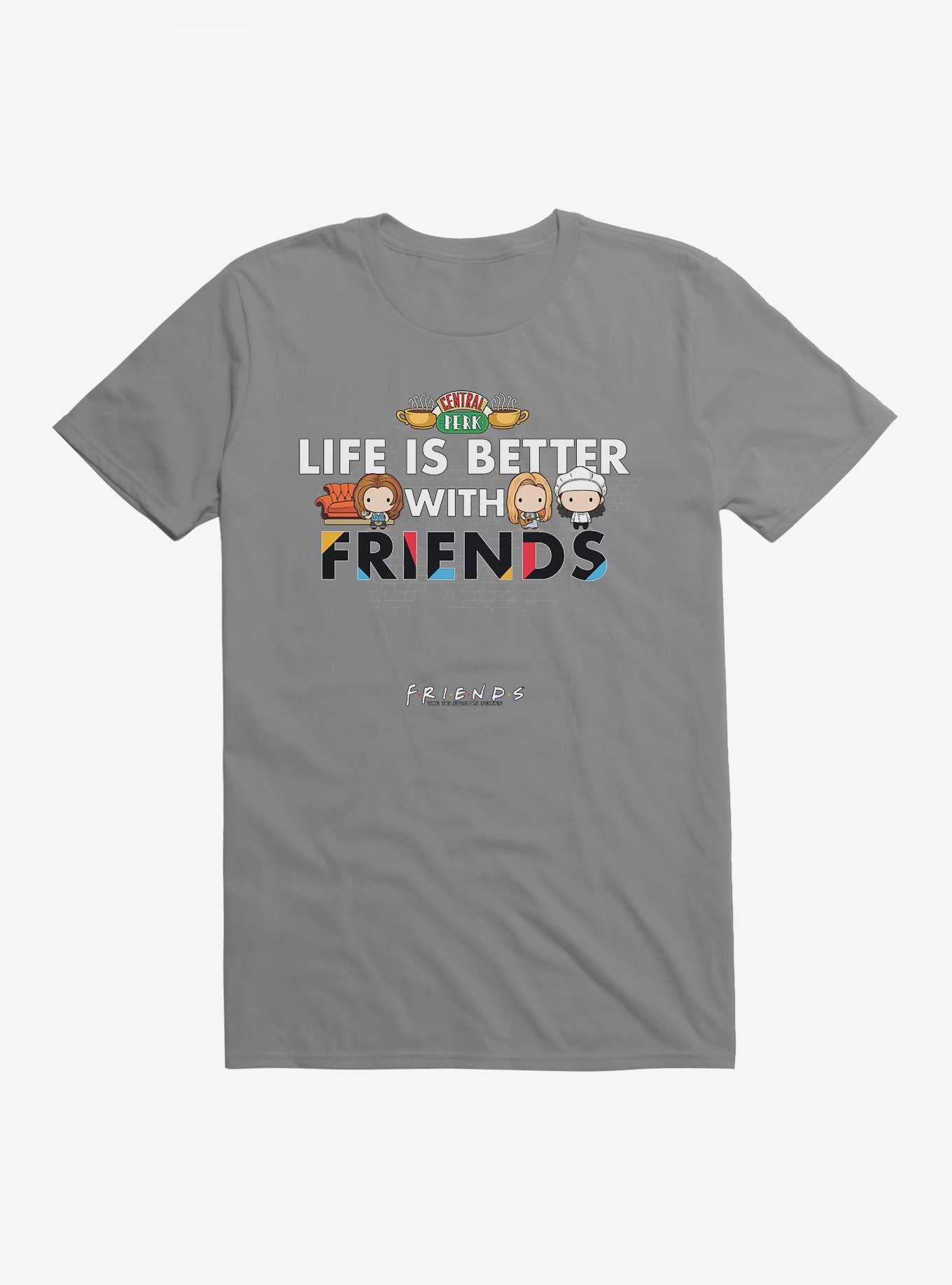 Friends Life Is Better T-Shirt, STORM GREY, hi-res