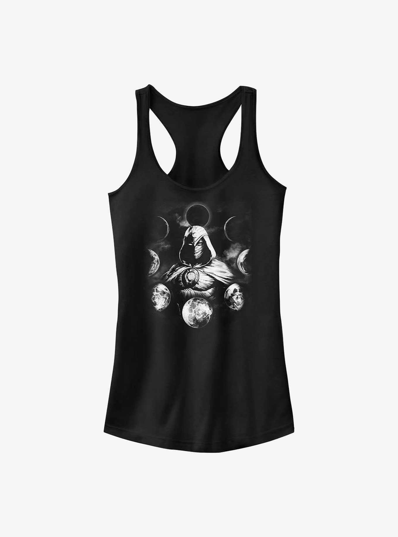 Marvel Moon Knight Moon Phases Girls Tank, BLACK, hi-res