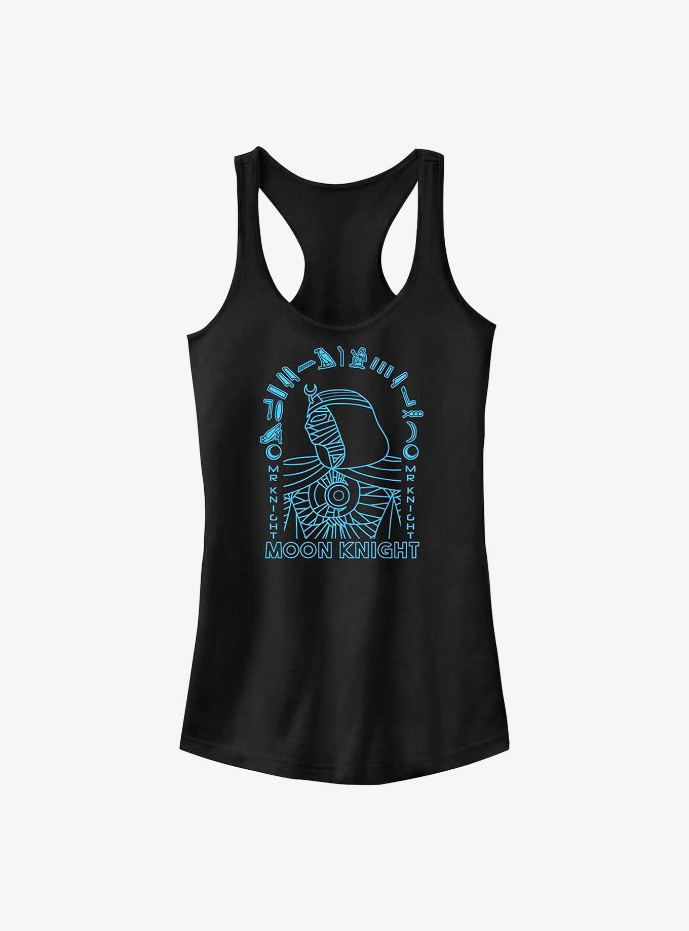 Marvel Moon Knight Neon Line Art Girls Tank