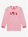 Strawberry Shortcake Strawberry Striped Long Sleeve T-Shirt - BoxLunch Exclusive, MULTI, hi-res