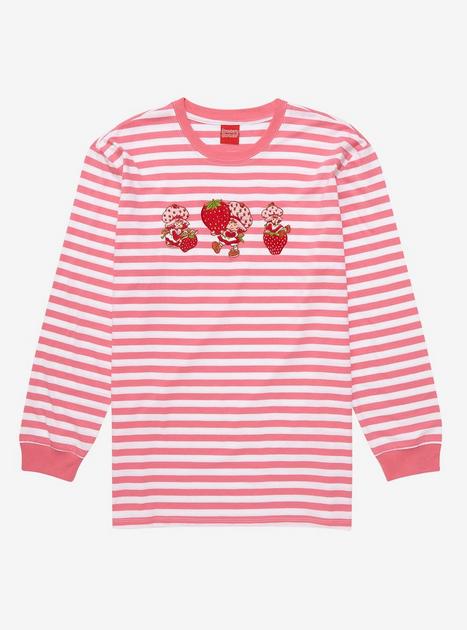 Strawberry Shortcake Strawberry Striped Long Sleeve T-Shirt - BoxLunch ...