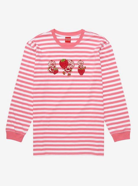 Strawberry Shortcake Strawberry Striped Long Sleeve T-Shirt