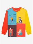 Jujutsu Kaisen Lost In Paradise Color Block Long Sleeve T-Shirt - BoxLunch Exclusive, MULTI, hi-res