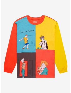 Jujutsu Kaisen Lost In Paradise Color Block Long Sleeve T-Shirt - BoxLunch Exclusive, , hi-res