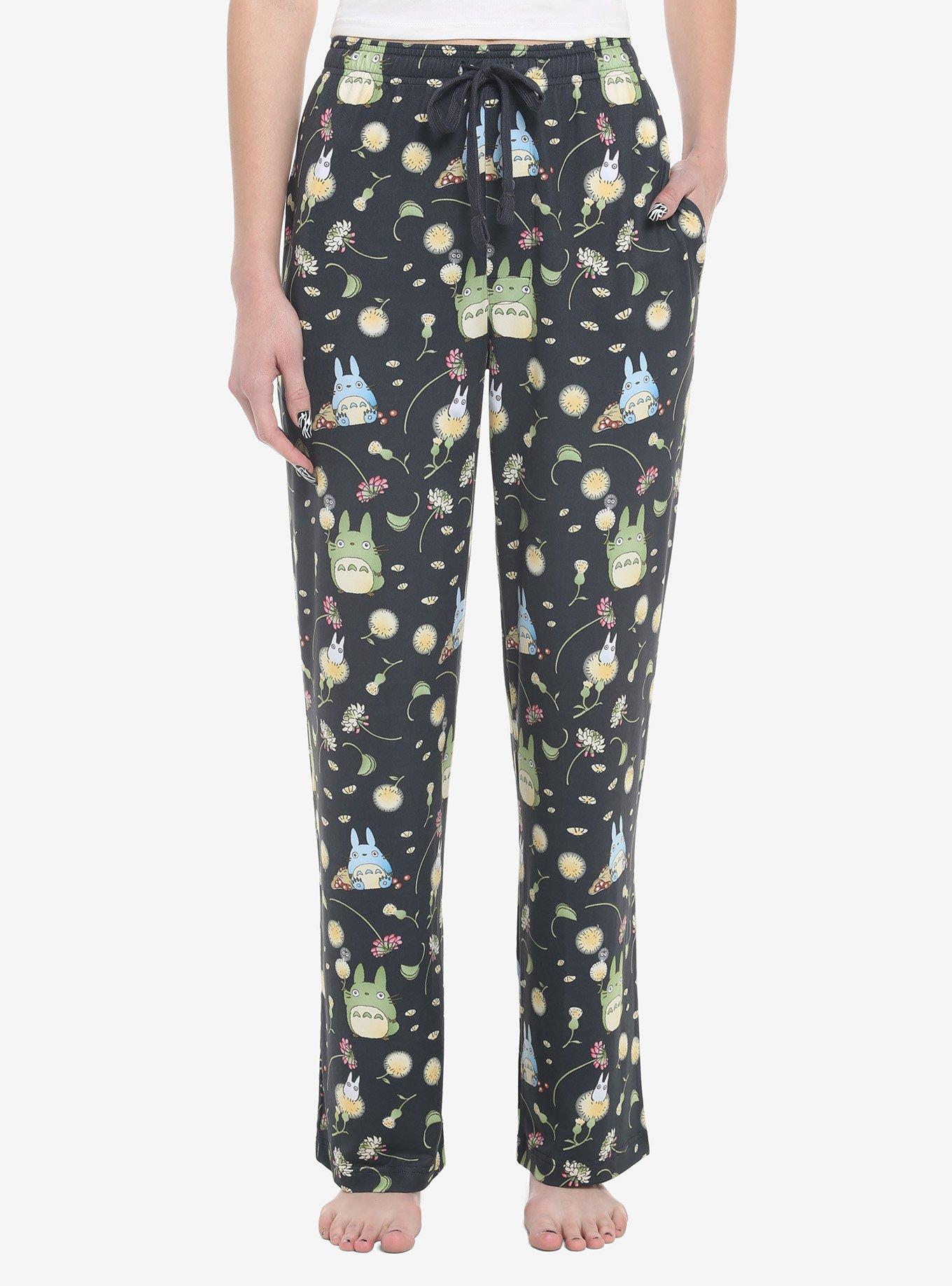 Studio Ghibli My Neighbor Totoro Allover Print Pajama Pants