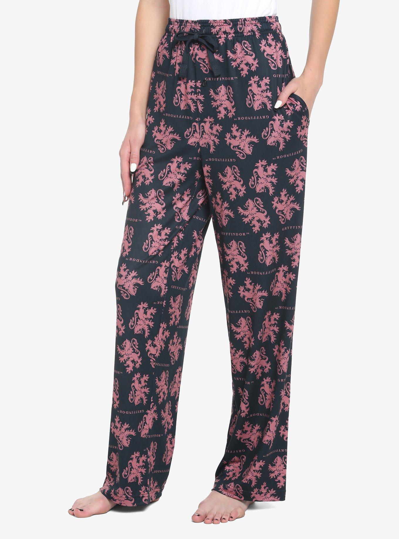 Harry Potter Gryffindor Pajama Pants, RED, hi-res