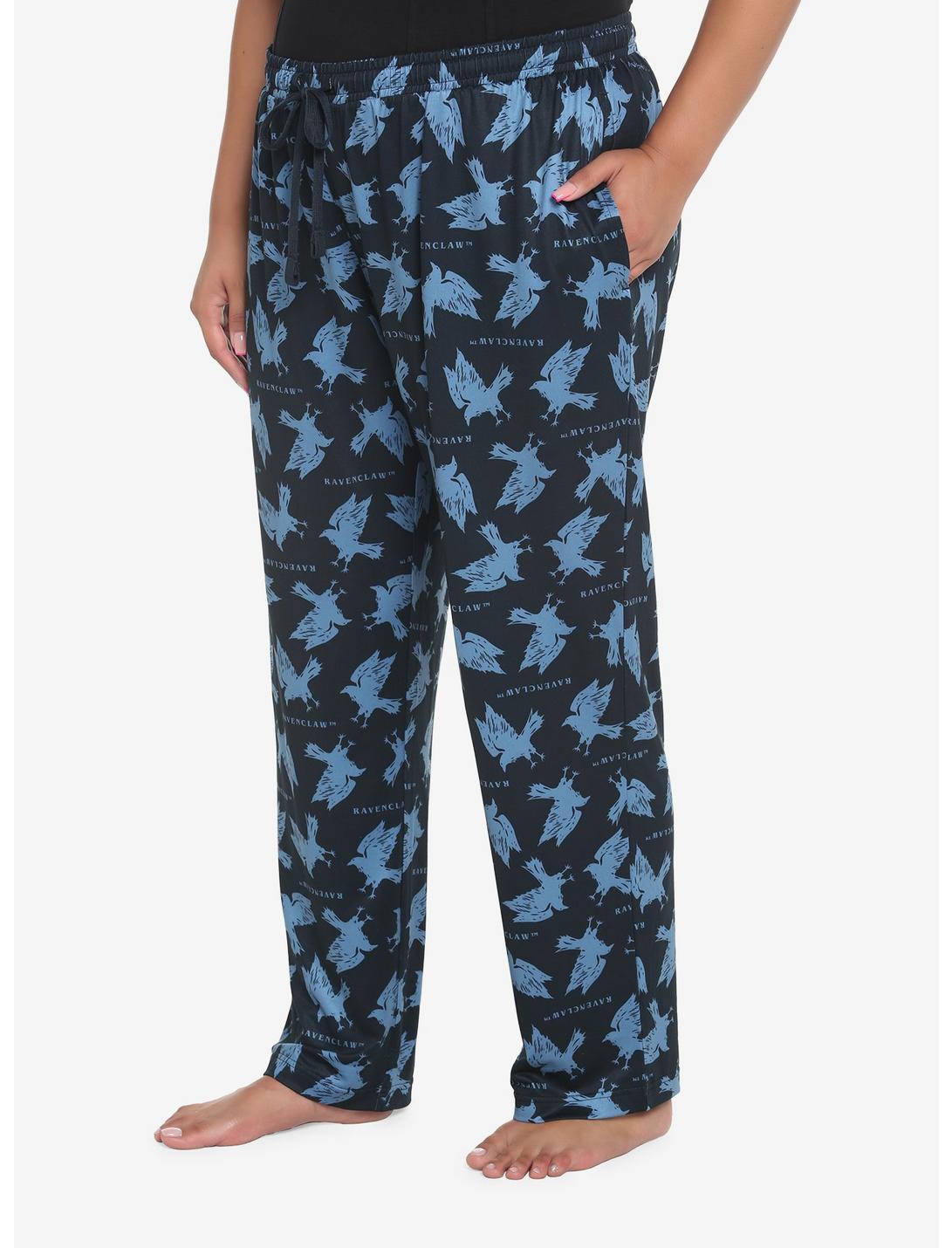 Harry Potter Ravenclaw Pajama Pants Plus Size, BLUE, hi-res