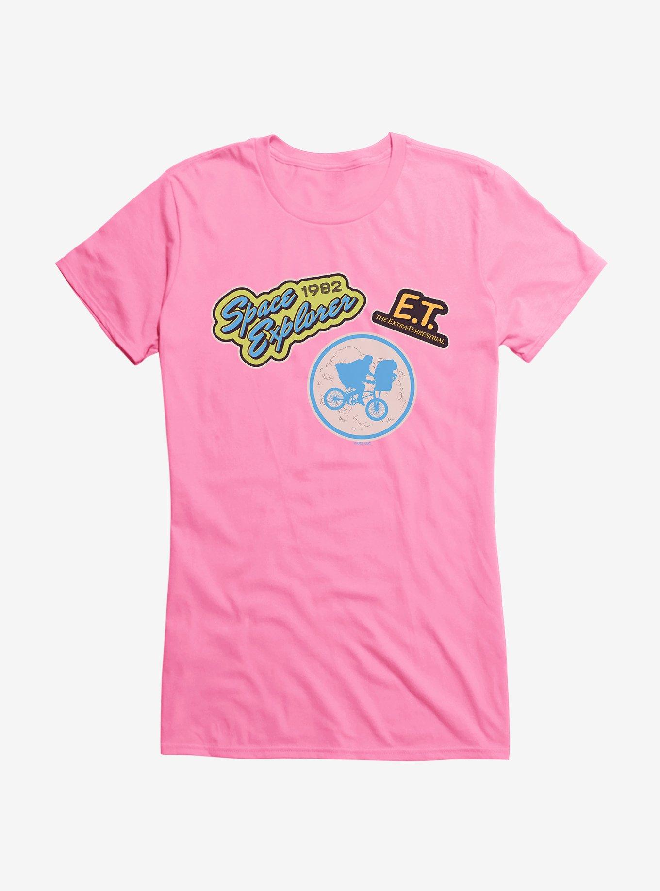 E.T. E.T. Patches Girls T-Shirt, CHARITY PINK, hi-res