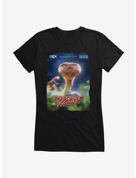 E.T. Phone Home 1982 82 Girls T-Shirt, BLACK, hi-res