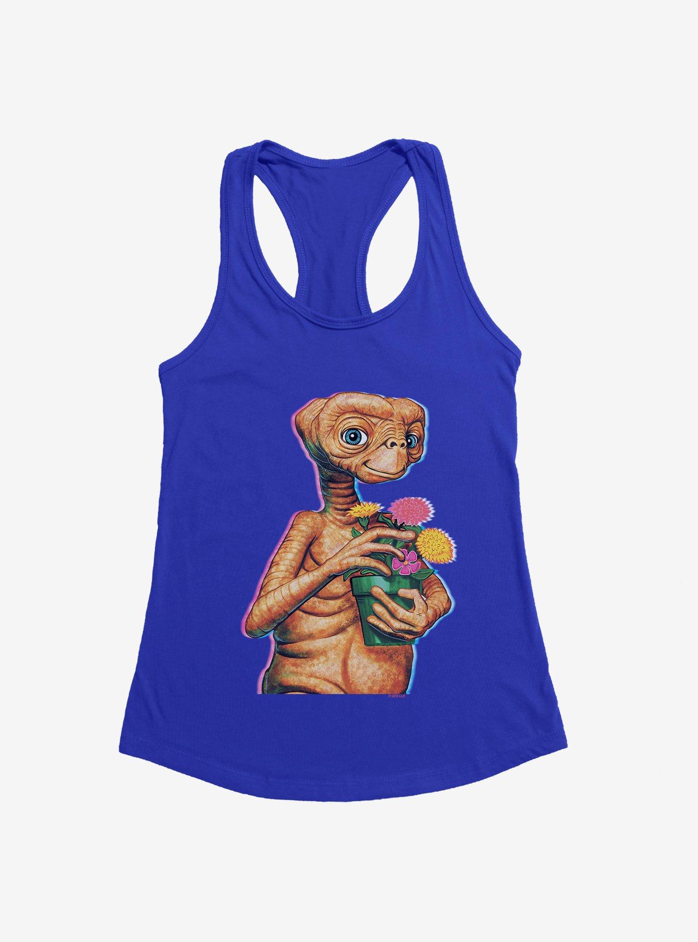 E.T. Flower Pot Girls Tank, ROYAL, hi-res