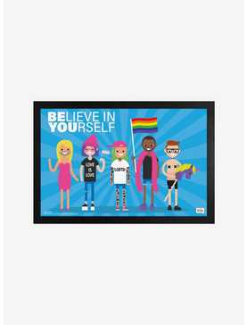 Believe In Yourself - Be You Framed Poster, , hi-res