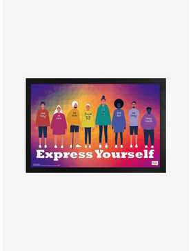 Express Yourself - Identity Framed Poster, , hi-res