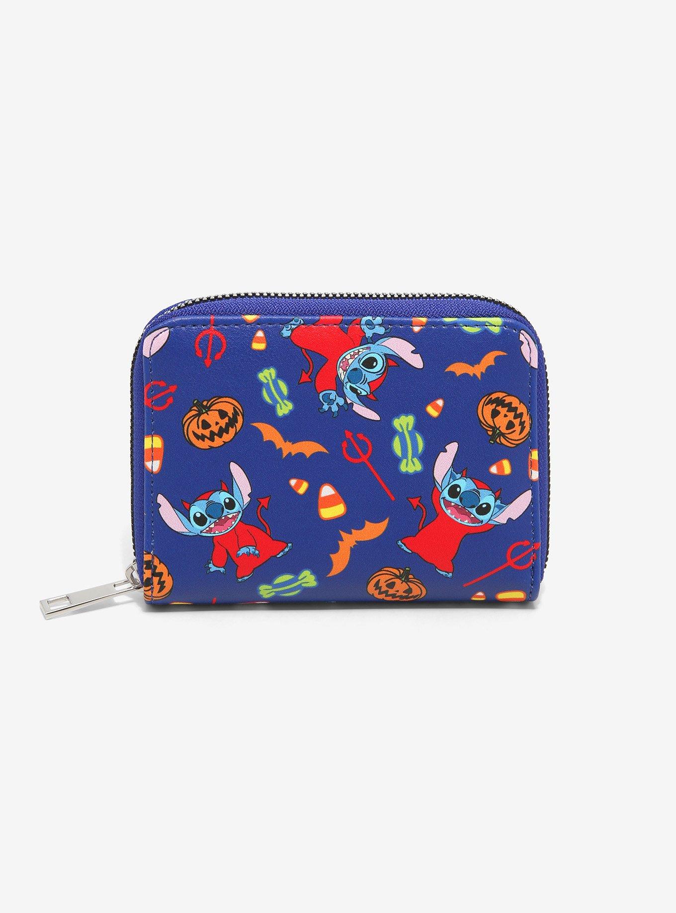 Her Universe Disney Lilo & Stitch Halloween Devil Mini Zipper Wallet