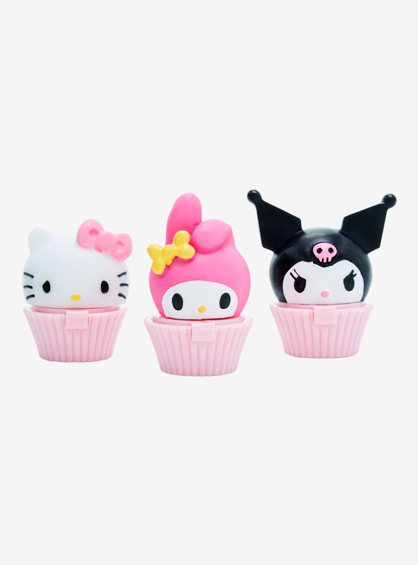 Kitty with A Cupcake Mermaid Pocket Enamel Pin Set