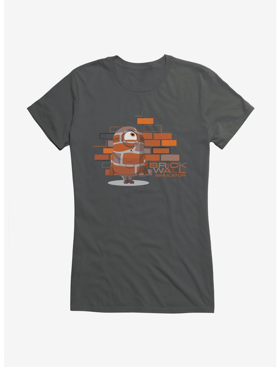 Minions Brick Girls T-Shirt, CHARCOAL, hi-res