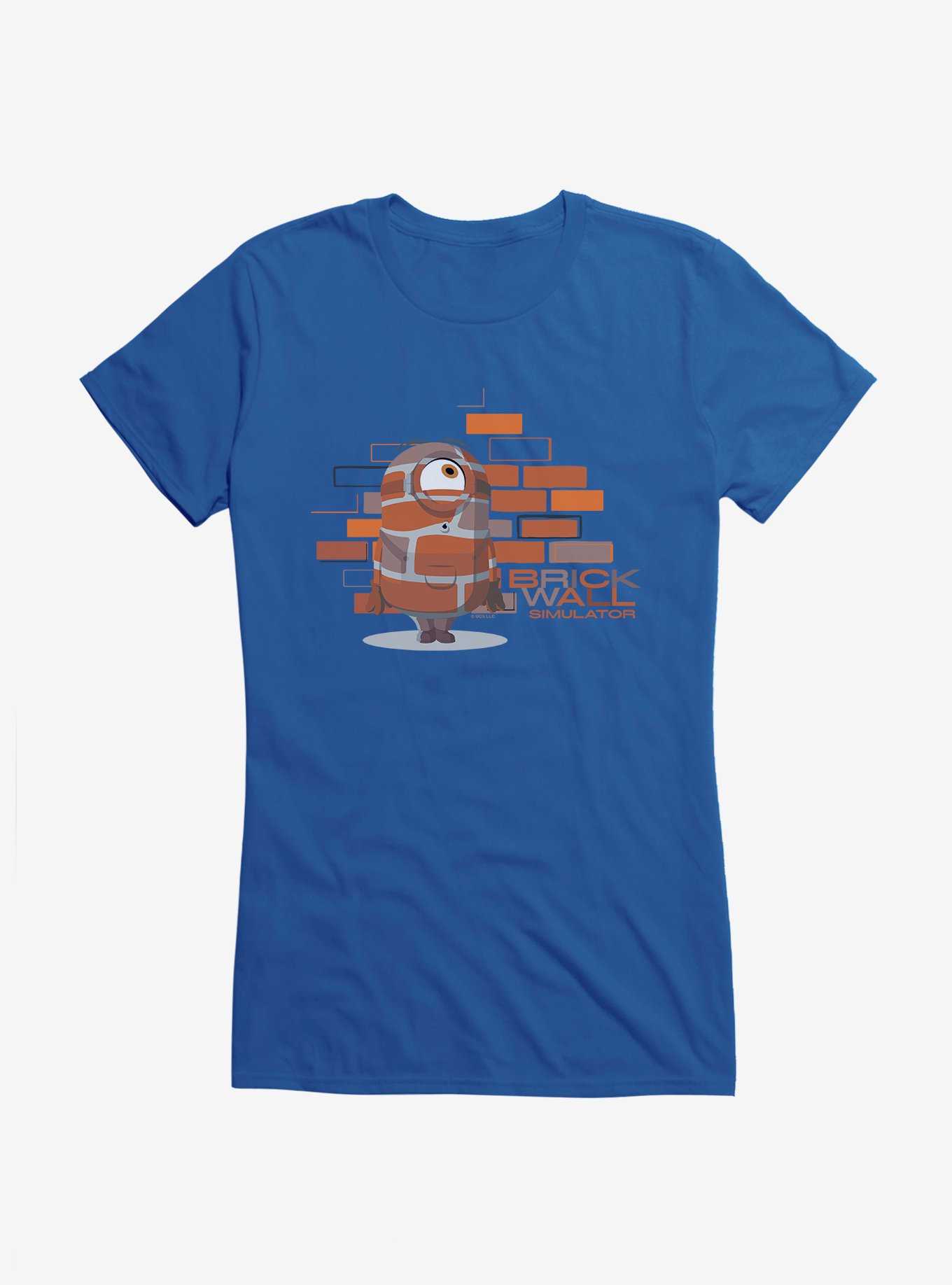 Minions Brick Girls T-Shirt, ROYAL, hi-res