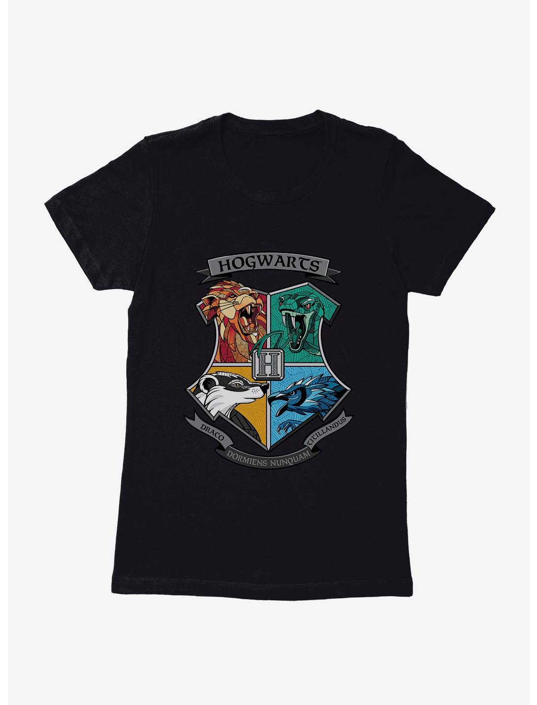 Harry Potter Geometric Crest Womens T-Shirt, , hi-res