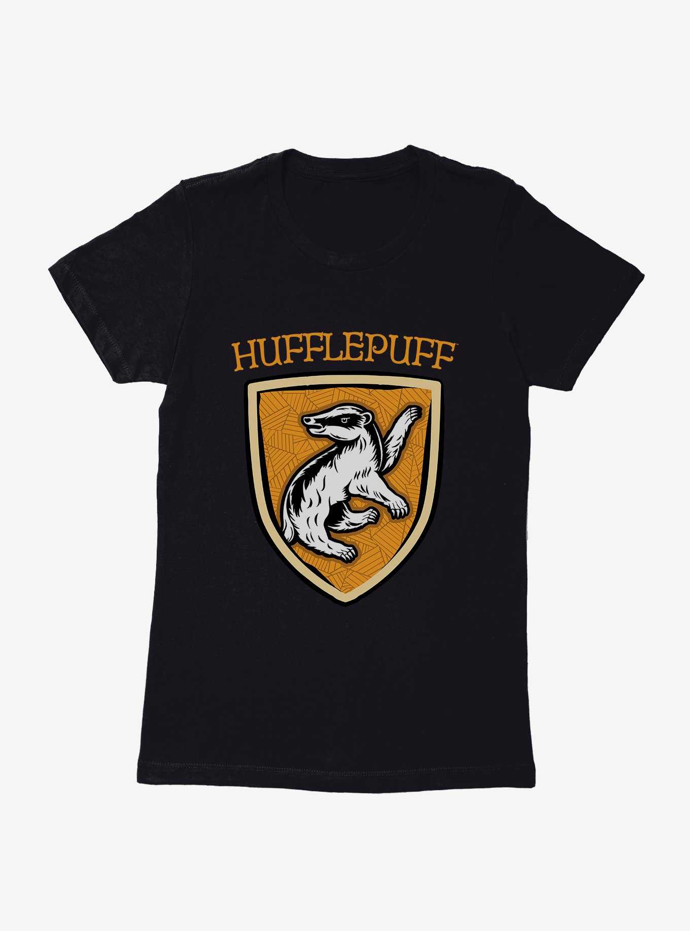 Harry Potter Hufflepuff Modern Geometric Emblem Womens T-Shirt, , hi-res