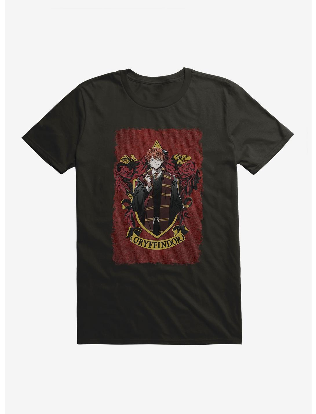 Harry Potter Ron Gryffindor Anime Style T-Shirt, , hi-res