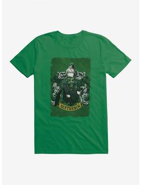 Harry Potter Draco Slytherin Anime Style T-Shirt, KELLY GREEN, hi-res