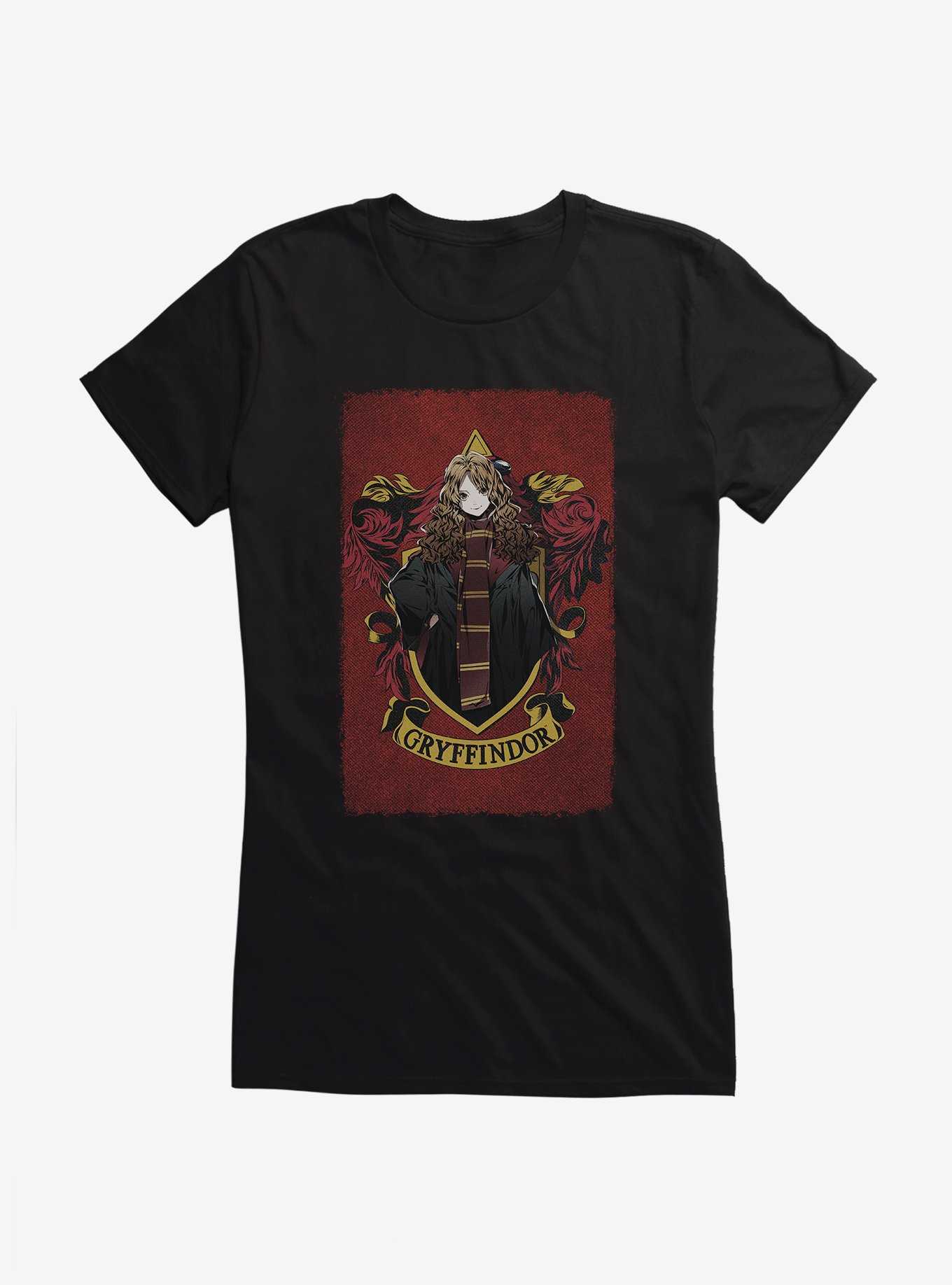 Harry Potter Hermione Gryffindor Anime Style Girls T-Shirt, , hi-res