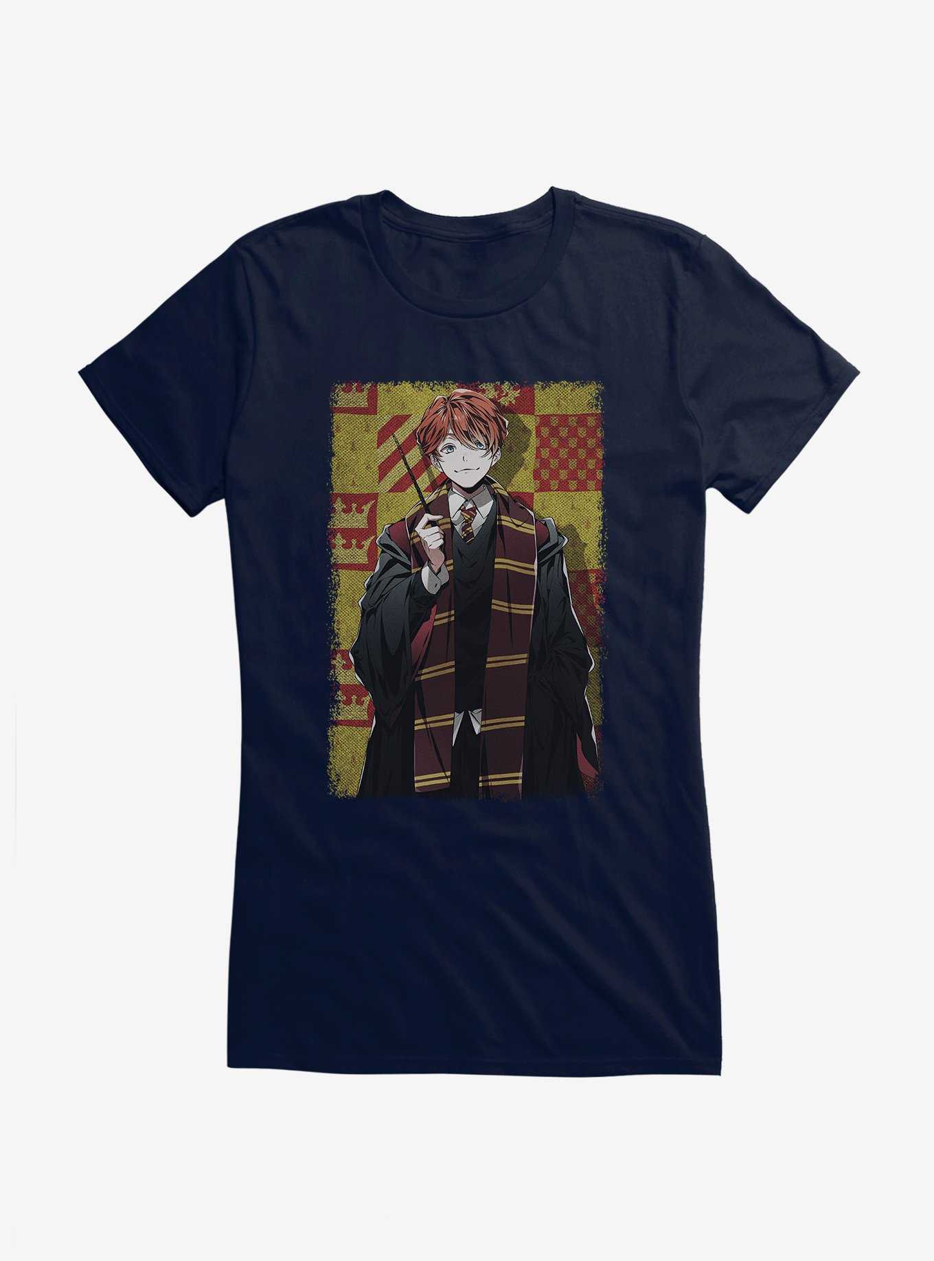 Harry Potter Ron Anime Style Girls T-Shirt, , hi-res