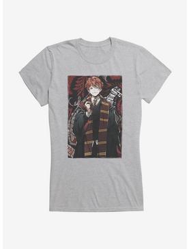 Harry Potter Ron Frame Anime Style Girls T-Shirt, , hi-res