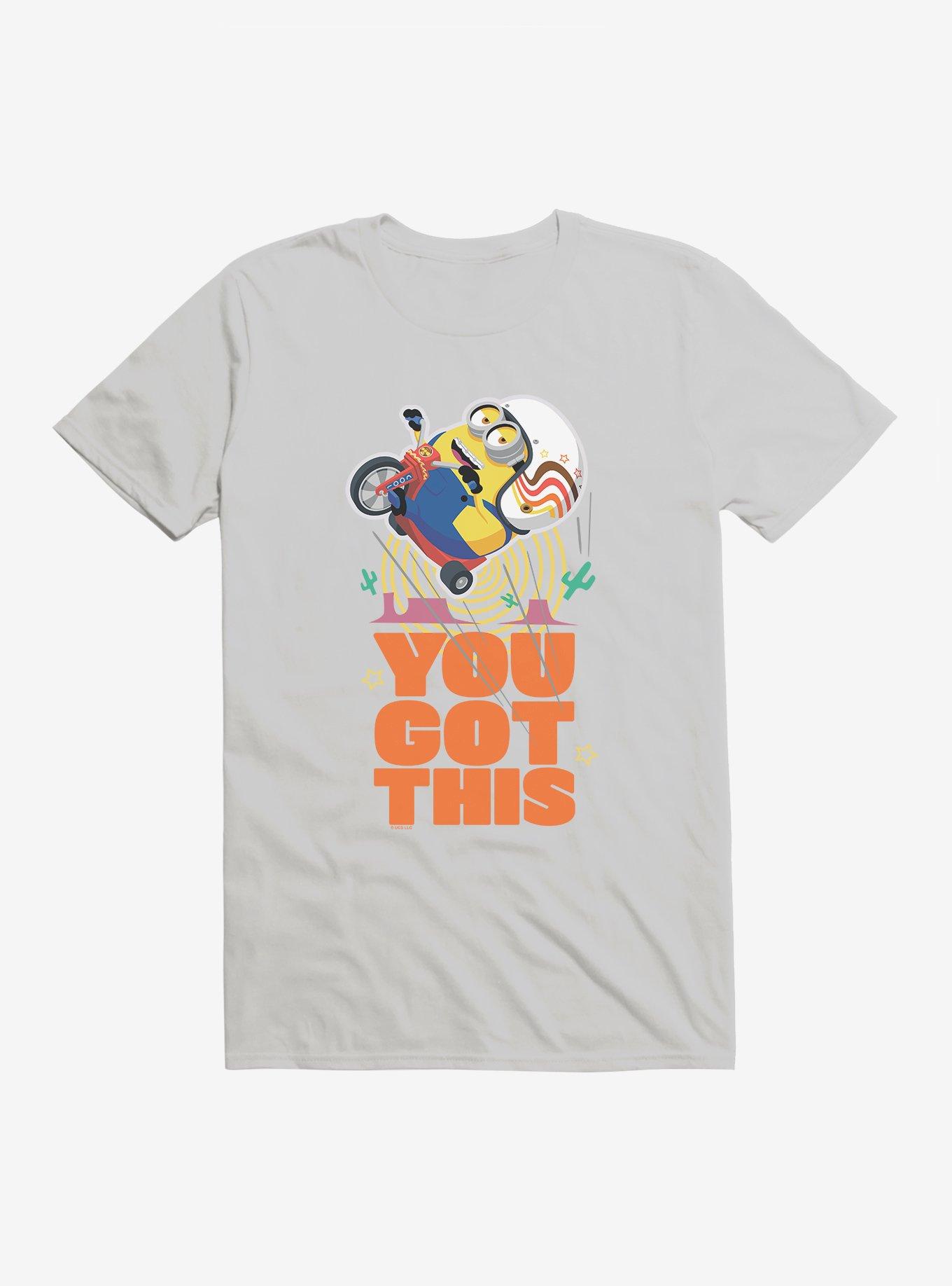 Minions You Got This T-Shirt, SILVER, hi-res
