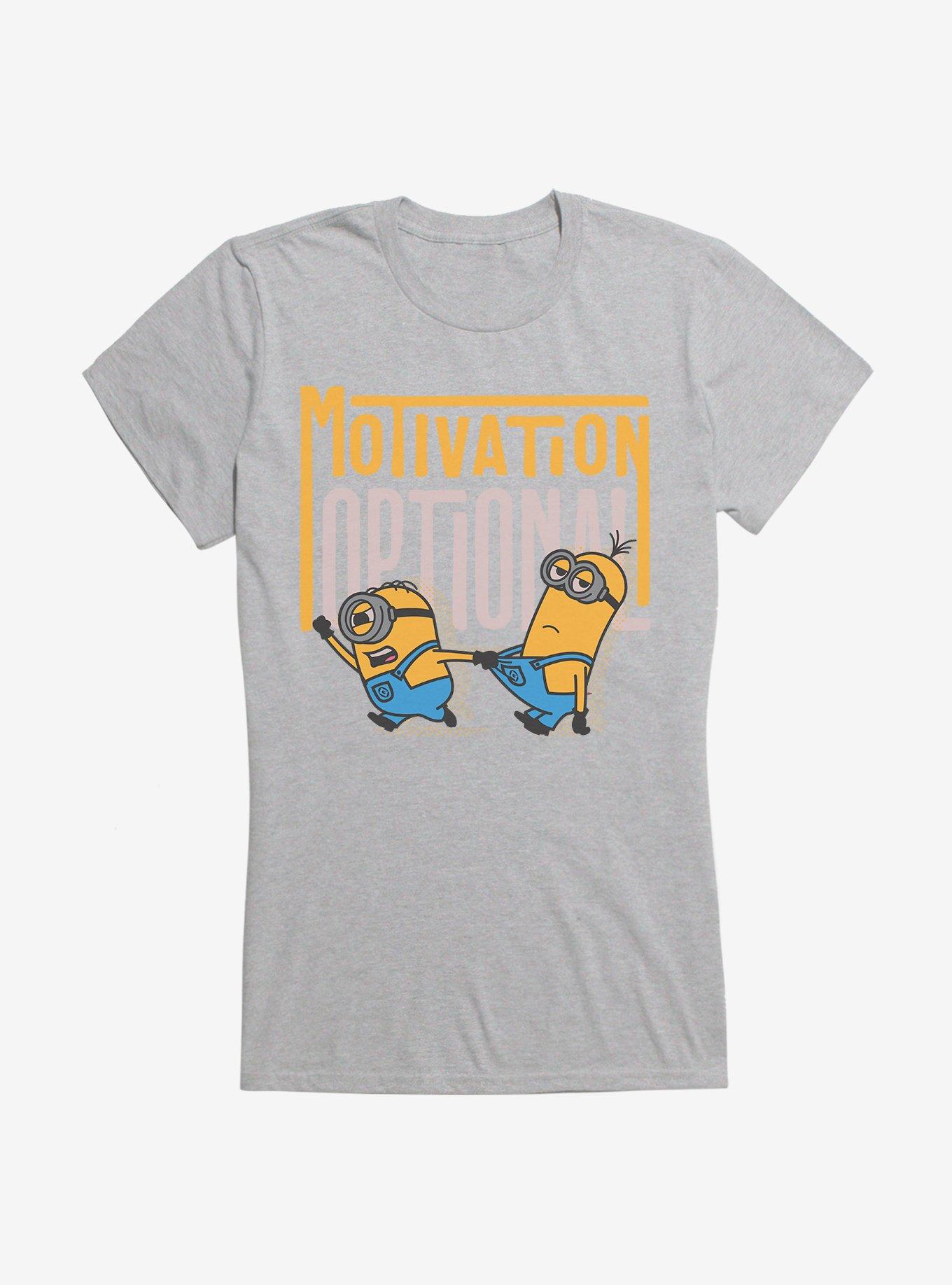 Minions Bold Motivation Optional Girls T-Shirt, , hi-res