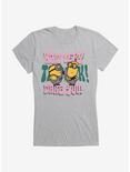 Minions Groovy How Dare You Girls T-Shirt, HEATHER, hi-res