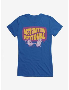 Minions Motivation Optional Girls T-Shirt, ROYAL, hi-res