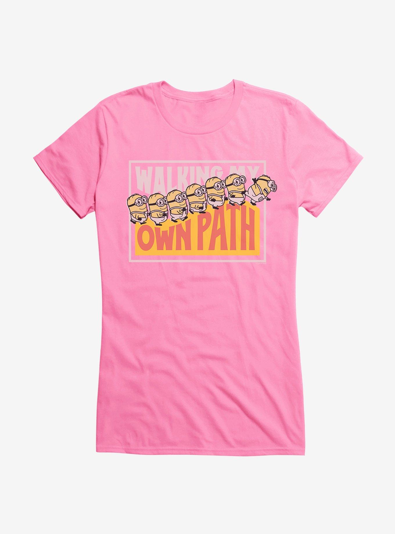 Minions On My Own Path Panel Girls T-Shirt, , hi-res