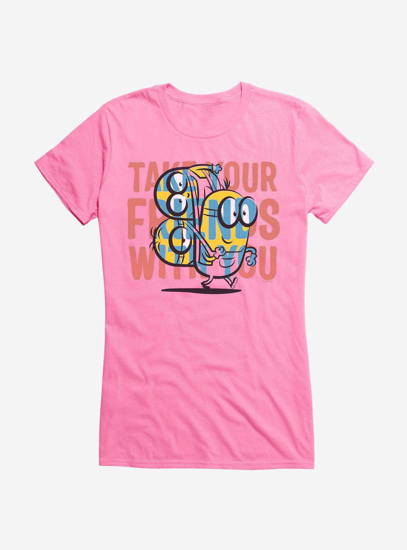 Minions Take Your Friends Girls T-Shirt, , hi-res