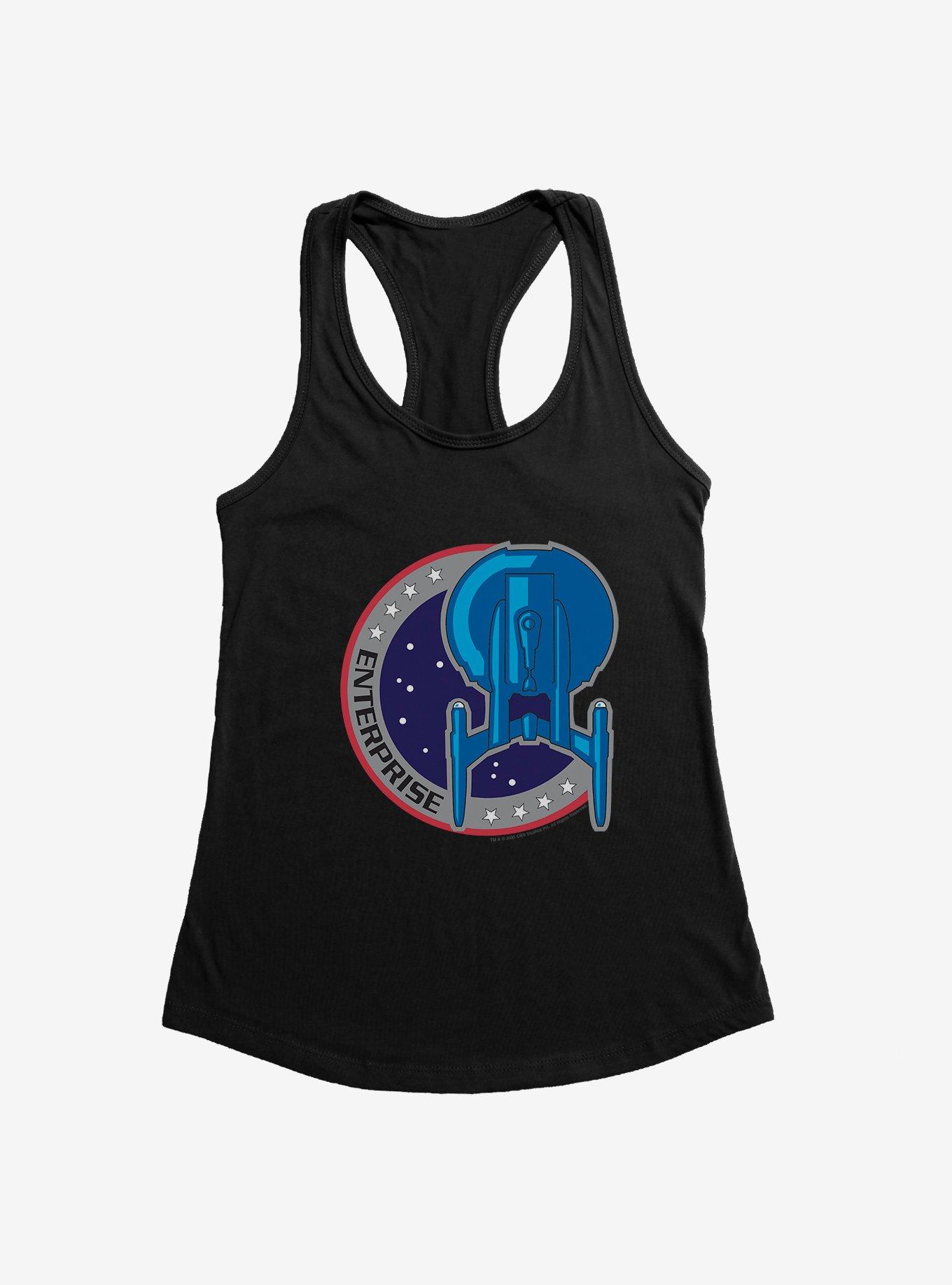 Star Trek Enterprise Ship Logo Womens Tank Top, , hi-res