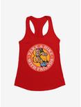 Minions Hike With Friends Girls Tank, RED, hi-res