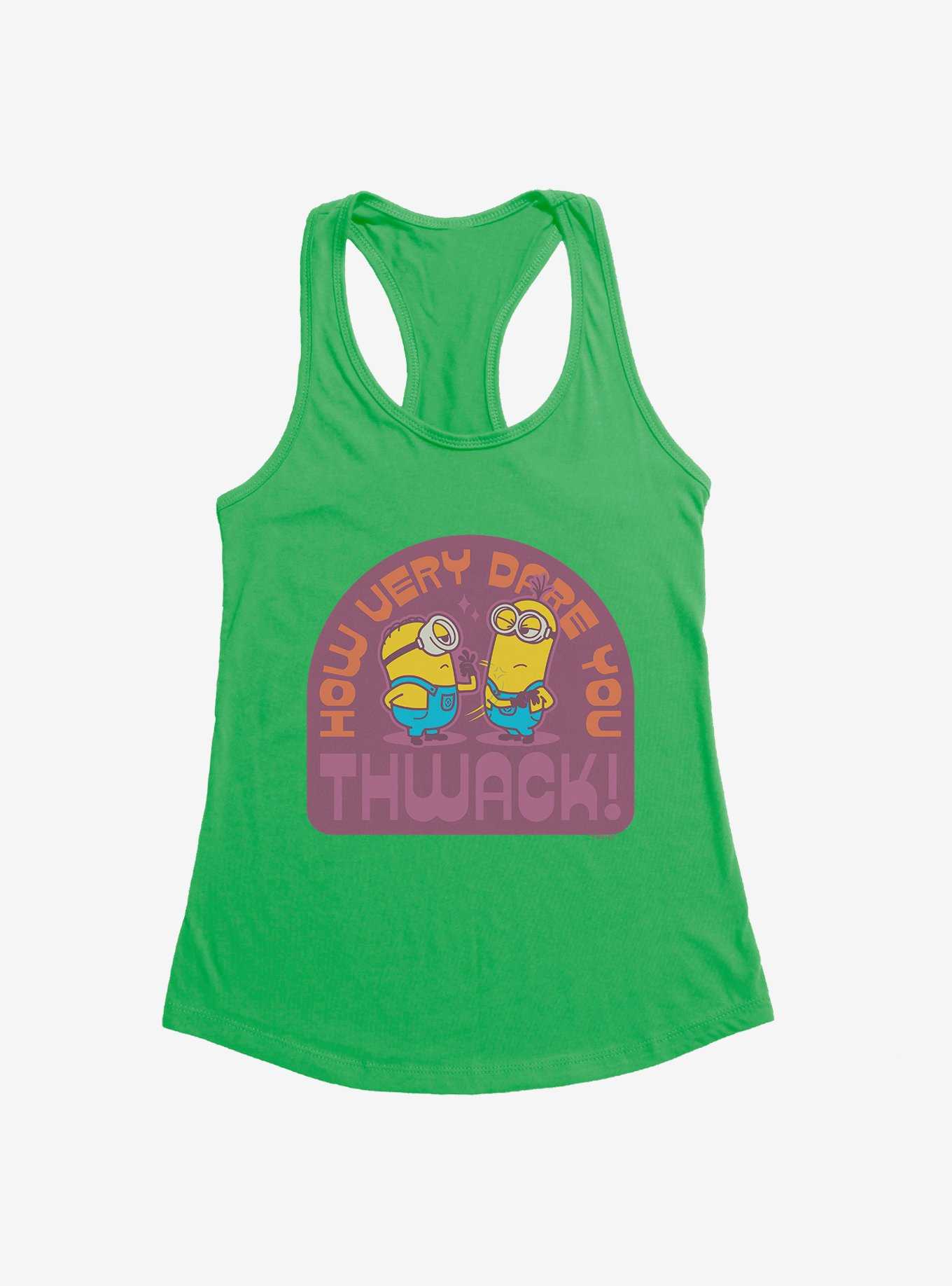 Minions Vintage How Dare You Girls Tank, , hi-res
