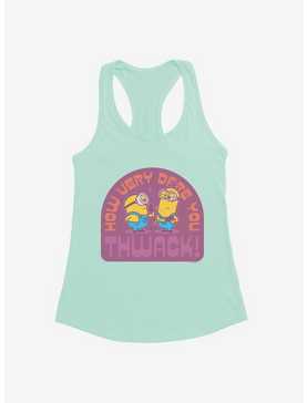 Minions Vintage How Dare You Girls Tank, , hi-res