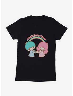 Little Twin Stars Holding Hands Womens T-Shirt, , hi-res