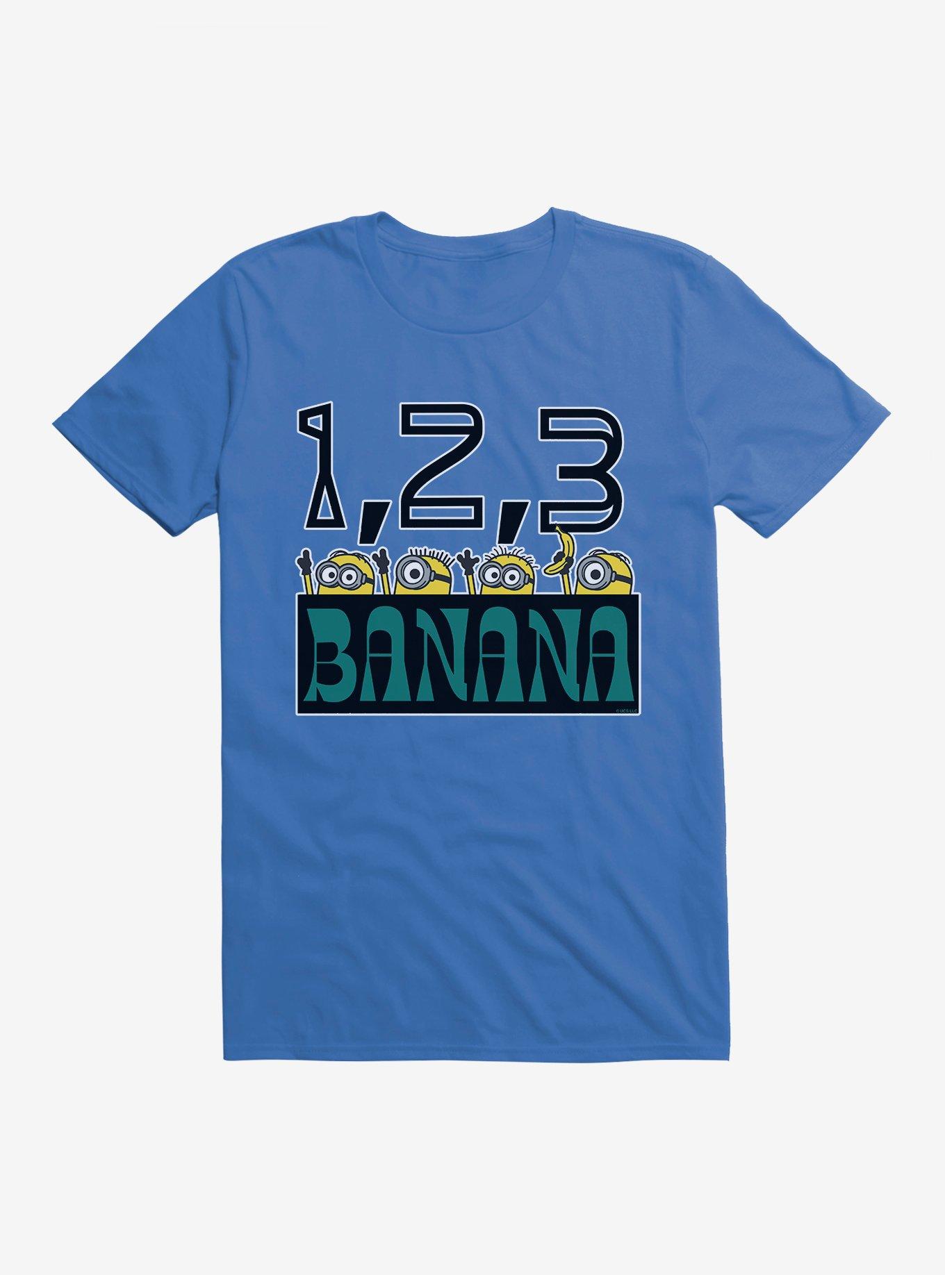Minions Banana T-Shirt, ROYAL BLUE, hi-res
