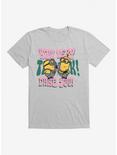 Minions Groovy How Dare You T-Shirt, HEATHER GREY, hi-res