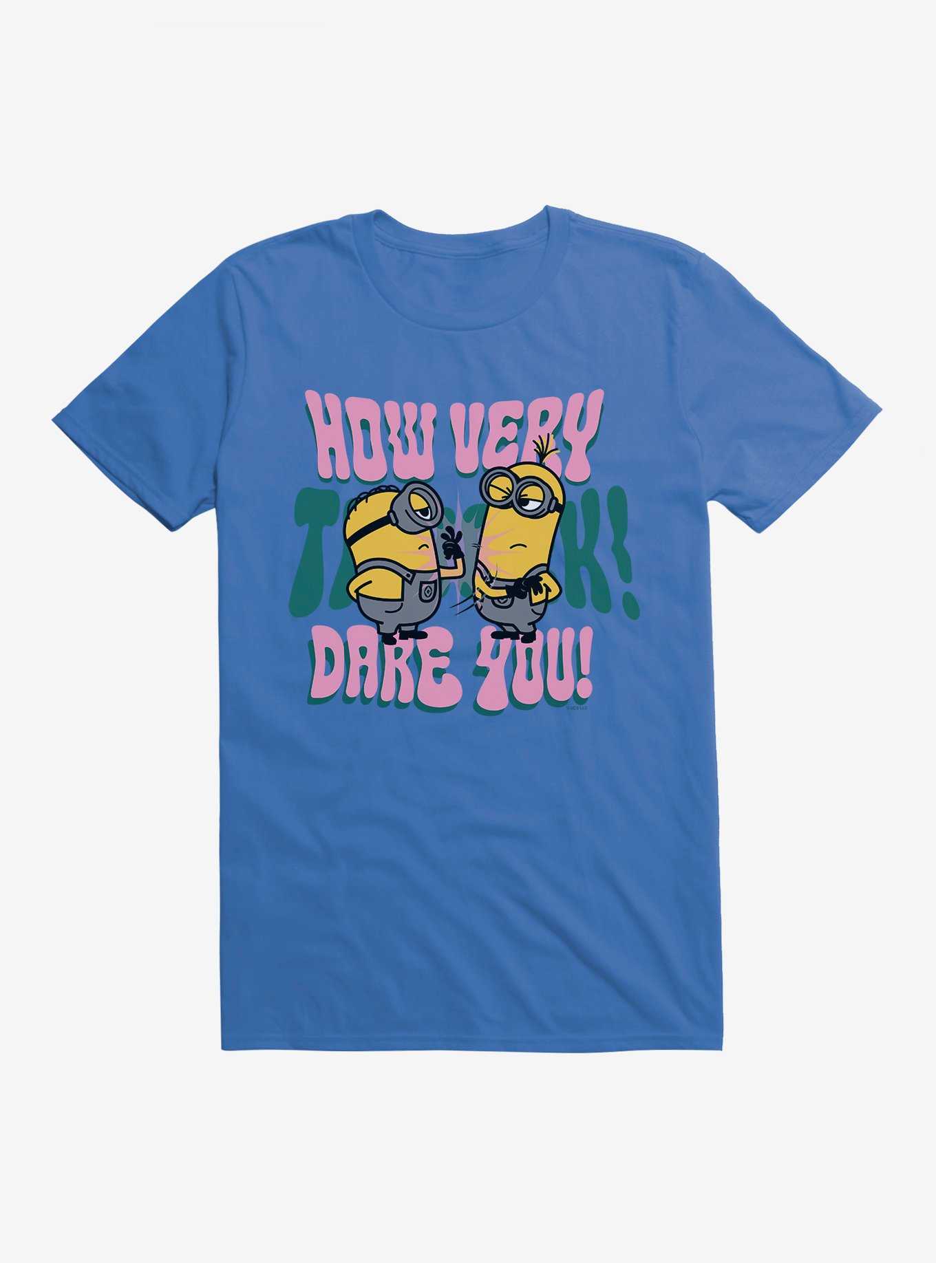 Minions Groovy How Dare You T-Shirt, , hi-res