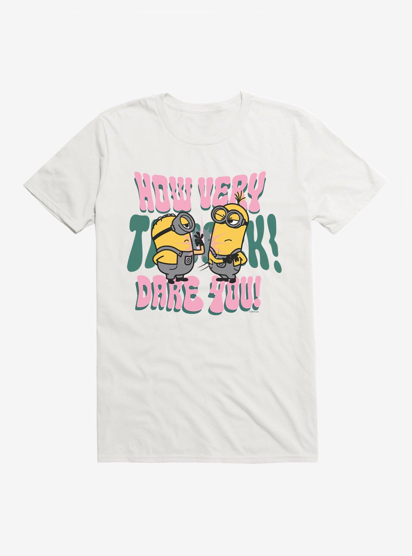 Minions Groovy How Dare You T-Shirt, , hi-res