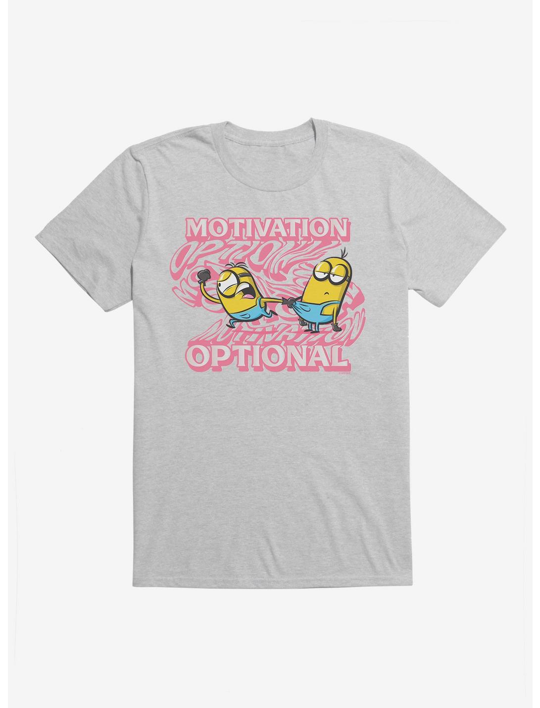 Minions Groovy Motivation Optional T-Shirt, HEATHER GREY, hi-res