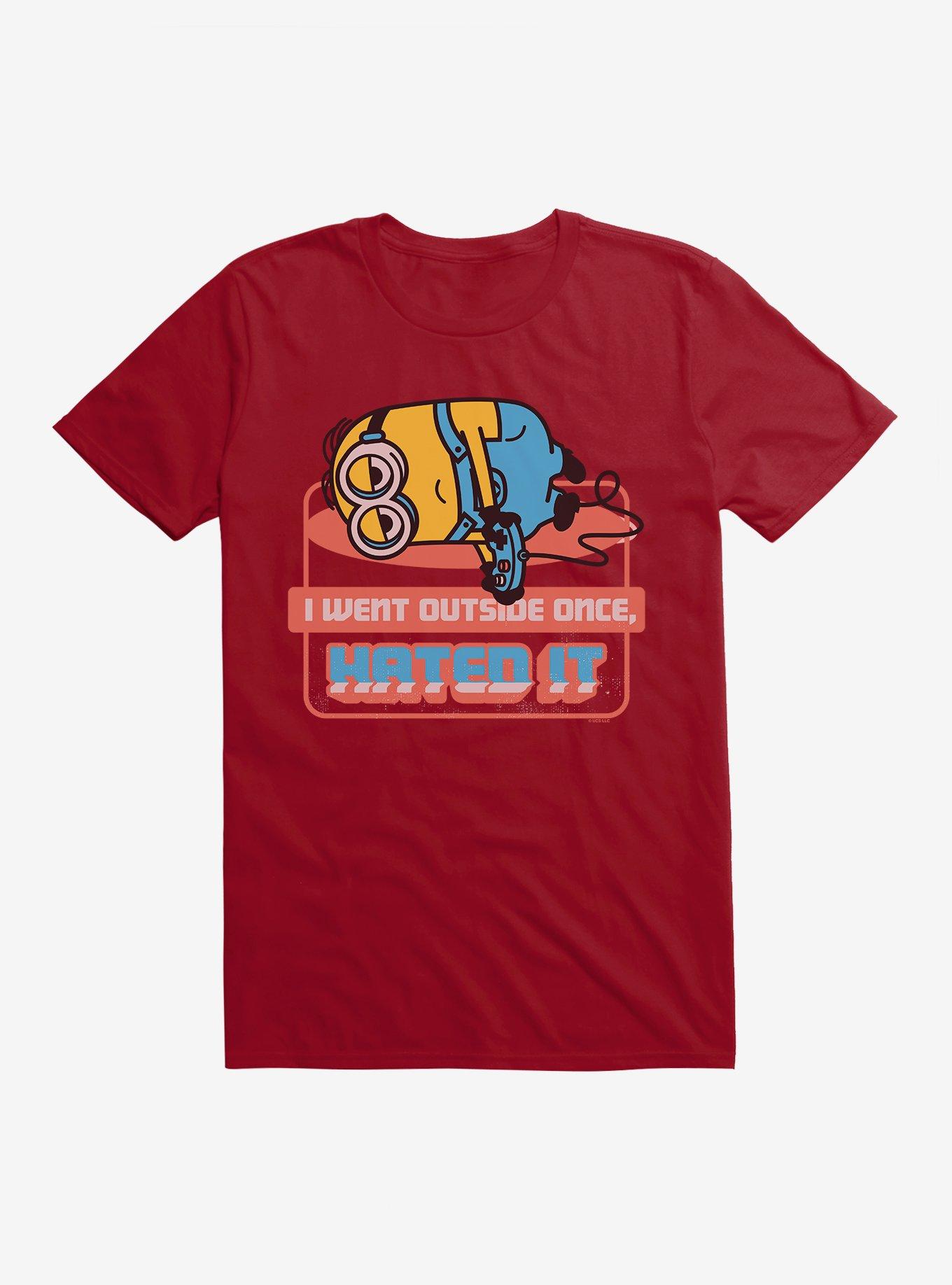 Minions Stay Inside T-Shirt, INDEPENDENCE RED, hi-res